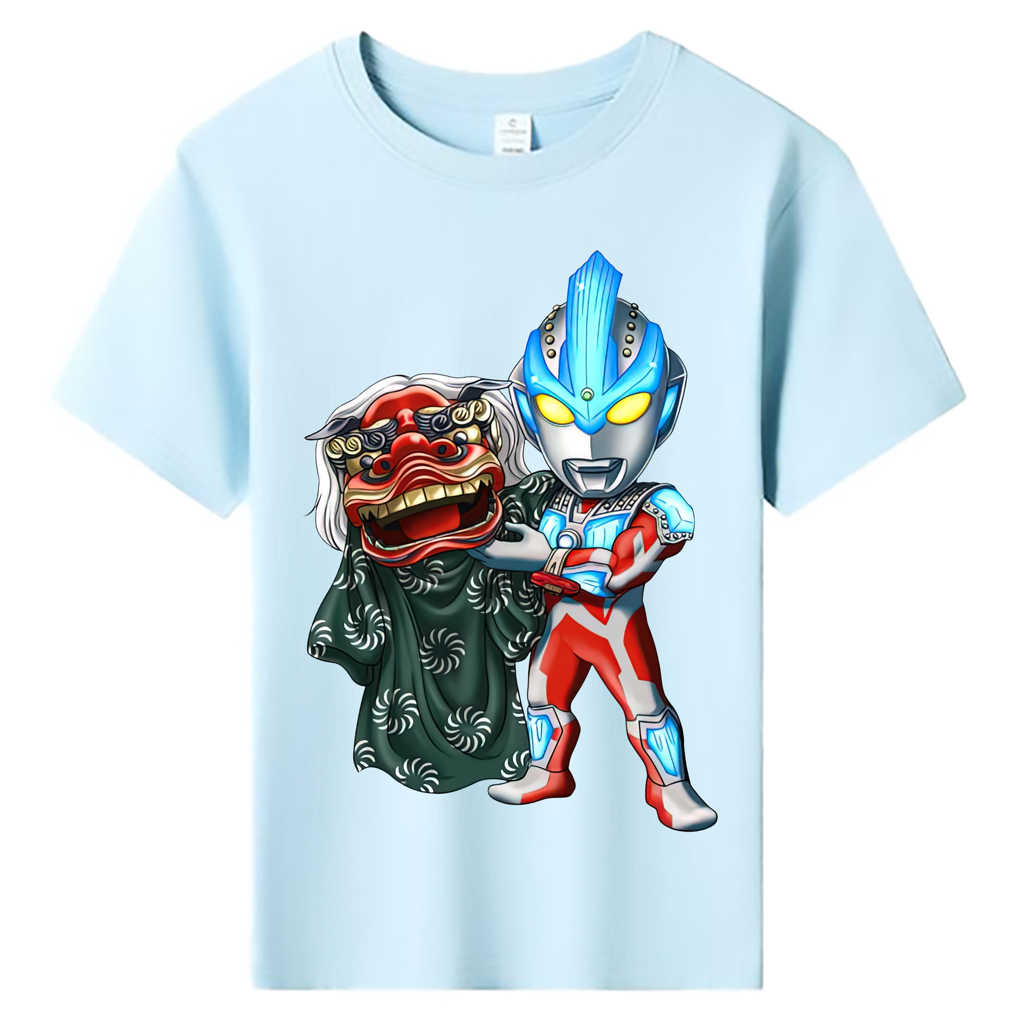 （画像用） ウルトラマン Ultraman 綿100％キッズTシャツ（フロントプリント）